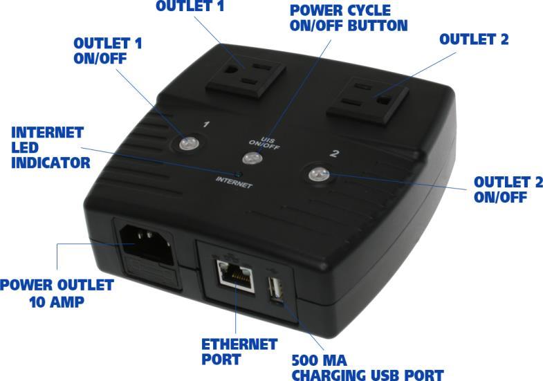 1.3 Technical Specifications Plug Type Electrical Rating Available Outlets Internet Controllable Sockets Power On/Off Switch Power Indicator Reset to Factory Default Internet Indicator Web Server CPU