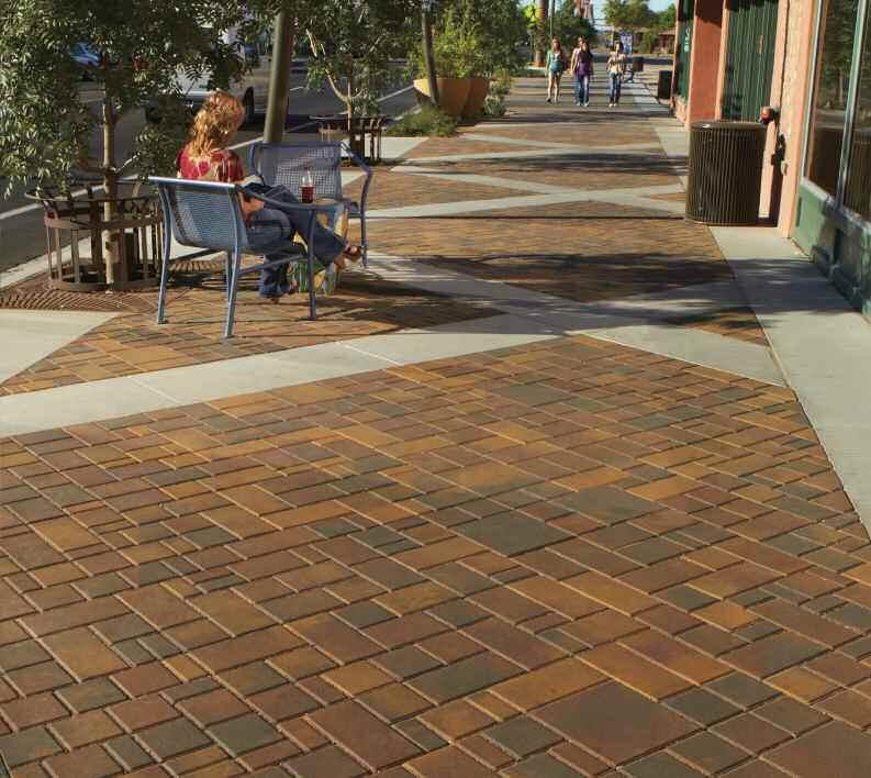 STANDARD PAVERS CITY STONE II SERIES City Stone II can be used alone or in combination modules of symmetrical squares and rectangular shapes to create extraordinary paver patterns and endless designs.