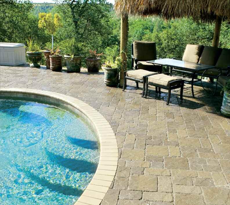 STANDARD PAVERS COPING STONE The Coping Stone is designed to complement any concrete pave stone pedestrian application. It can be used for pool coping, step treads and decorative patio borders.