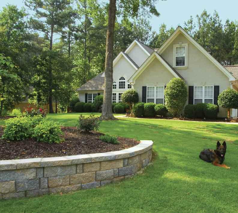 STANDARD RETAINING WALLS ANCHOR HIGHLAND STONE RETAINING WALL SYSTEM 6-inch The Anchor Highland Stone 6-Inch Retaining Wall System is designed with the texture and look of natural stone.