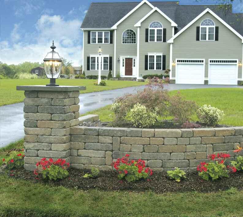 STANDARD RETAINING WALLS RUMBLED WALL RETAINING WALL SYSTEM Capturing the old world charm, Pavestone's Rumbled Wall brings a natural appeal to the landscape industry.