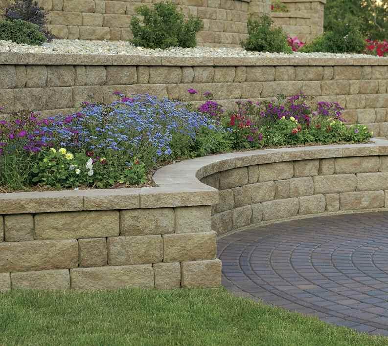 STANDARD RETAINING WALLS WALL CAPS For that finishing touch in architectural detail, the Wall Caps offer options to the finished design.