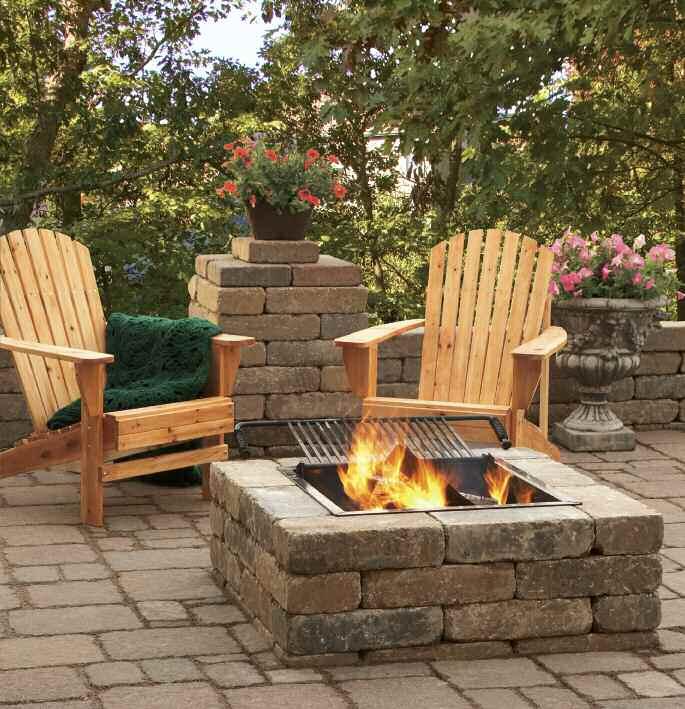 OUTDOOR LIVING COLLECTION FIRE PIT KITS The Fire Pit Kit will be a great weekend project that will bring the best of memories to you and your family.