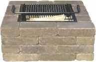 48 30" Round Grate Insert (Sold Separately) - 417.JAP.11284 24" SQUARE FIRE PIT 32 PCS.