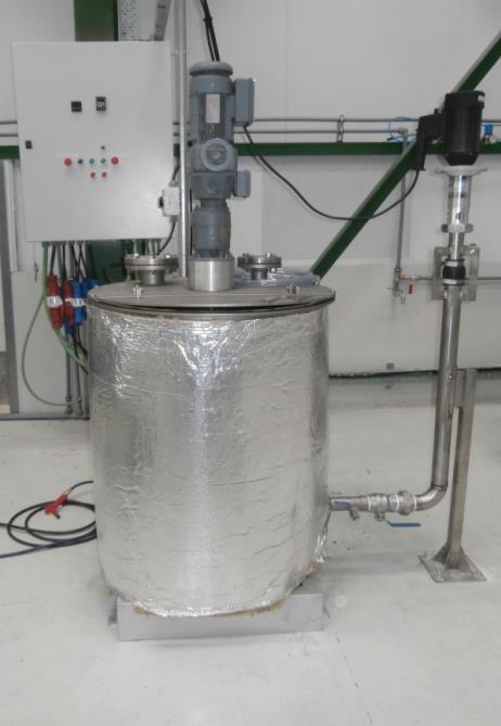 5bar & 200ºC Stirred tank reactor (200 l) able to