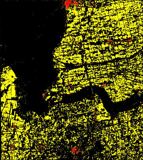 34km*38km yellow=rice, red=urban,