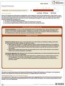 RATER RESPONSE SUMMARY A one-page summary of all responses easy to interpret and understand.