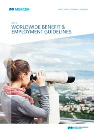 WHAT YOU RECEIVE, CONTINUED PUBLICATIONS WORLDWIDE BENEFITS & EMPLOYMENT GUIDELINES (WBEG) Tracking constantly evolving benefit laws and regulations, employment conditions, and statutory and typical