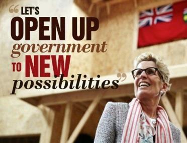 Open Government in Ontario A Government Priority In 2013, Premier Wynne launched Open Government in Ontario and established the Open Government Engagement Team to determine how the province could