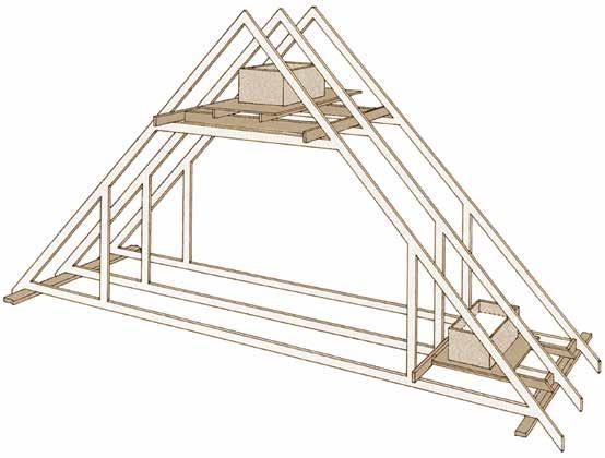 Room in the Roof Room in the roof trussed rafters are a simple yet highly effective means of maximising a building s potential and the system yields obvious benefits to the contractor, developer and
