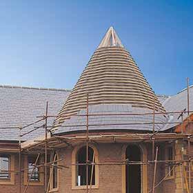 European whitewood is the favoured material and composite trusses are available for special purposes and applications.