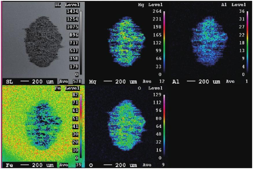 6 Secondary electron images and X-ray maps obtained by FE-EPMA analysis for the various surface treated specimens after the friction and wear testing.