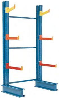 Standard-duty cantilever racks Holds standard to heavy loads Standard-duty cantilever racks offer efficient,