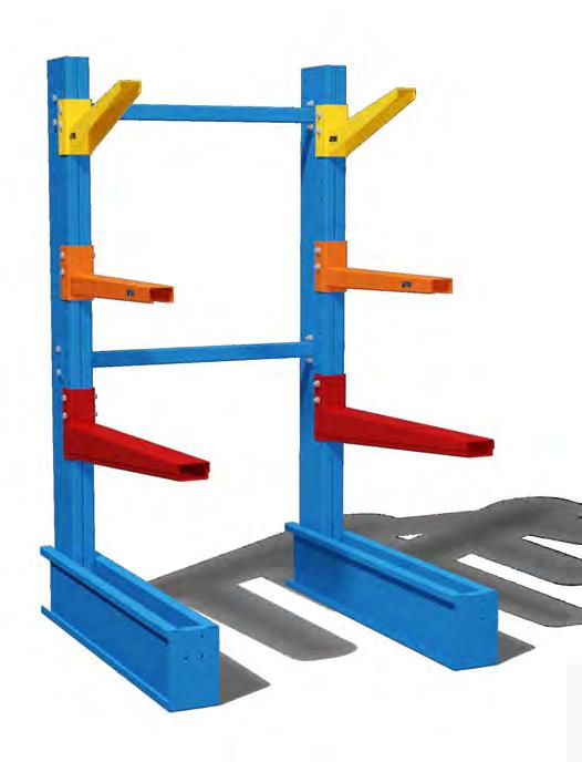 These racks are heavily constructed with many arm size and type options to meet a variety of storage needs.