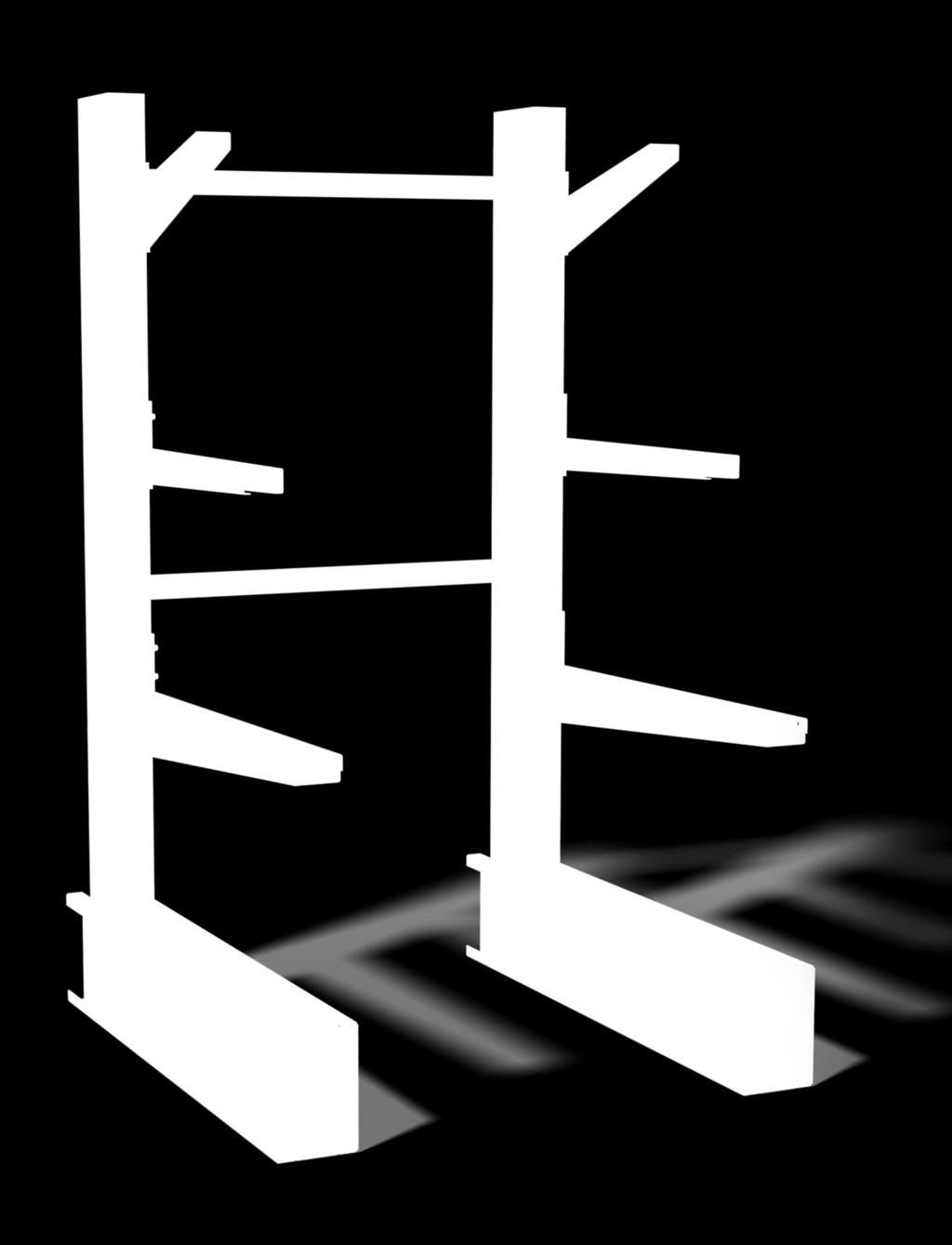 plate as well as welded column-to-base connections. Safety factors for columns and arms 1.56 minimum (1.