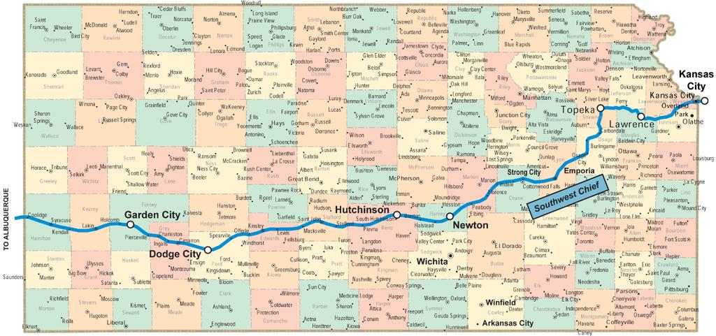 Existing Kansas Rail System Kansas Rail Plan Figure 2.