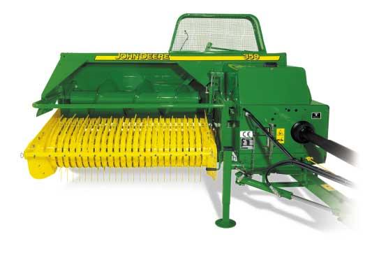Rugged John Deere Square Balers Rock Solid. From the pick-up to the bale chute, durable components are designed to work together as a single unit. No other baler is built this way.