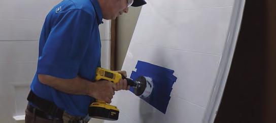 VALVE INSTALLATION: Mark the center of your valve and drill