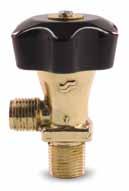 0" Ordering Information Diaphragm Packless Lecture Bottle Valves Valve Series Inlets Outlets Metallic Seat Material 6411 Brass Series 8"-18 NGT CGA 170 180 0 Stainless Steel