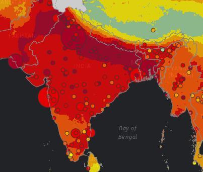 WHO Interactive Maps Air Pollution Exposure to PM2.