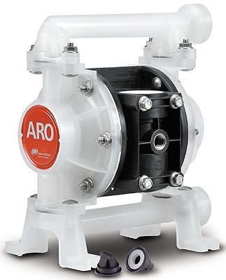 D I A P H R A G M P U M P S 9 ARO offer variety of pneumatic pumps with a wide range of membrane pumps and piston fluid at