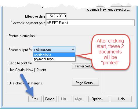 Type AP EFT Notification File in the Print File
