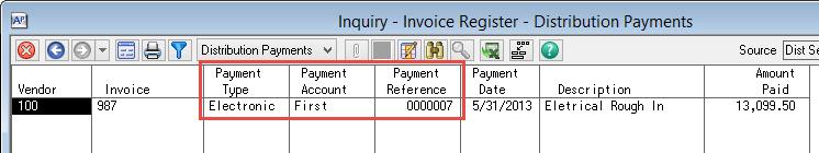 Go to Inquiry-Invoice Inquiries-Invoice Register and click down to the Distribution