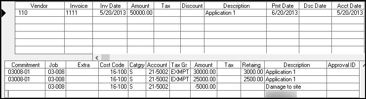Tasks-Enter Invoices and enter Invoice 1111 as follows: Enter a 2 nd invoice, number