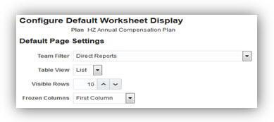 DISPLAY STATIC BUDGET AMOUNTS IN THE WORKSHEET SUMMARY Enable three new columns in the compensation tab type summary to display Overall Budget, Overall Available Budget, and Overall Compensation