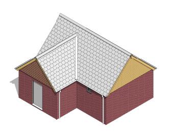 Example from Phase One Drayton Bassett Bat House Swift nest box Sparrow terrace Bat access tiles