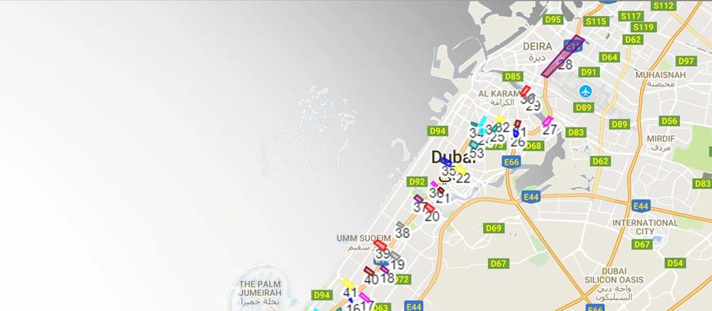 Raw Trips Data: Origin-Destination Study on E11 through Dubai, UAE Objective: Determine OD Relationships Throughout The Corridor During Various Peak and Non-Peak Hours.