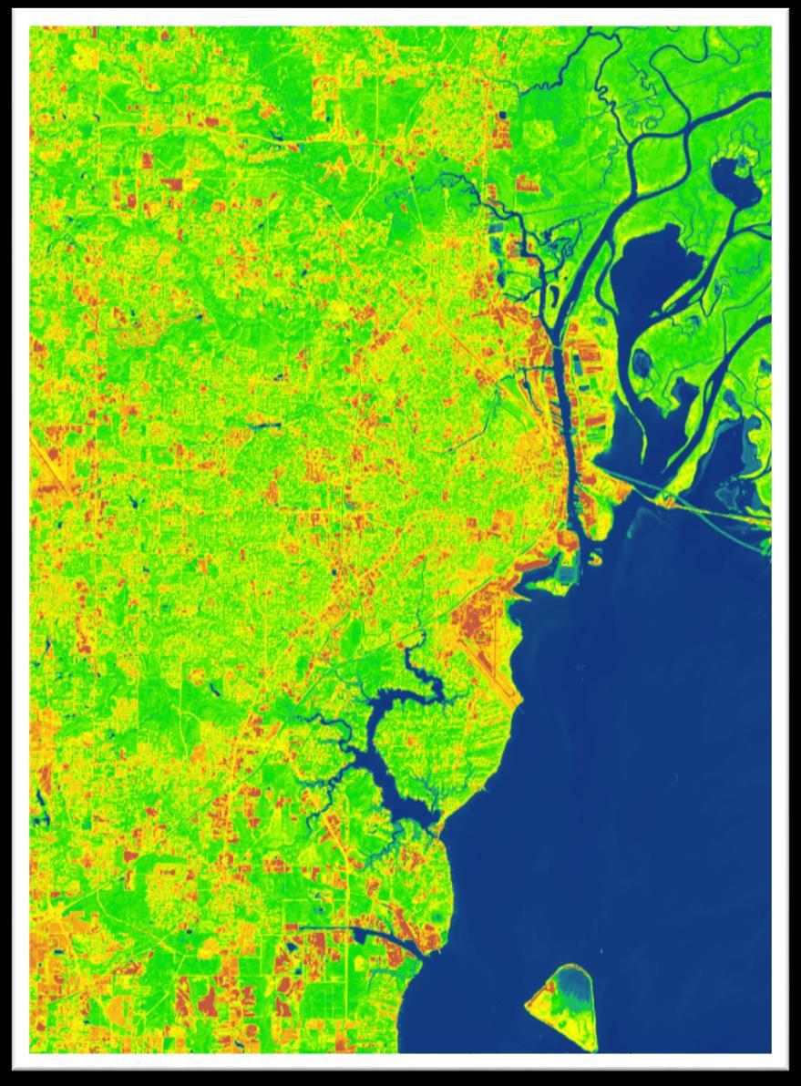 Methodology: Urban Development Analysis Methods and Software Normalized Difference Impervious Surface Index (NDISI) NOAA Impervious Surface Analysis Tool (ISAT) Top of atmosphere reflectance Data
