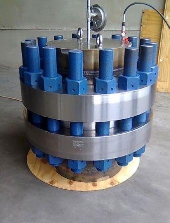 Compact flanges acc. Norsok L-005 78% weight saving!