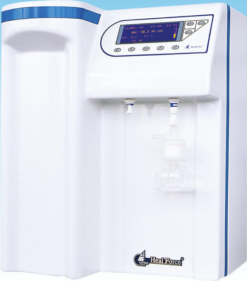 Heal Force R ROP Purewater System The ROP system combines new reverse-osmosis technology