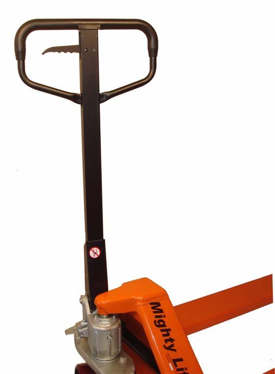 Mighty Lift Features Ergonomic, protective, shock-proof handle Self-returning