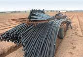 system including 50 mm PE pipes with10 12 meter segments.