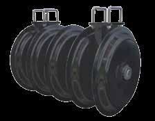 system with steel spacers between the rings, which allows the roller to self-adjust as it wears, maintaining its