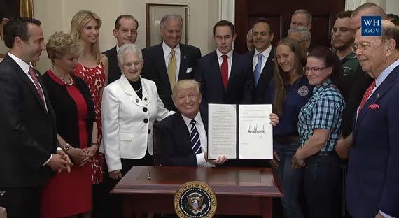 The Executive Order directs DOL to further expand apprenticeship opportunities, to