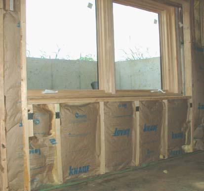 thought by some to be a preferred insulating material for basement concrete walls. Foam board should be applied directly to the concrete wall, and should be covered by ½ inch gypsum board.