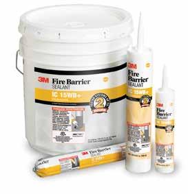 3M Technical Data Sheet 3M Fire Barrier Sealant IC 15WB+ The 3M Fire Barrier Sealant IC 15WB+ is a latex sealant designed for use as a one-part fire, smoke, noxious gas and water resistant sealant.