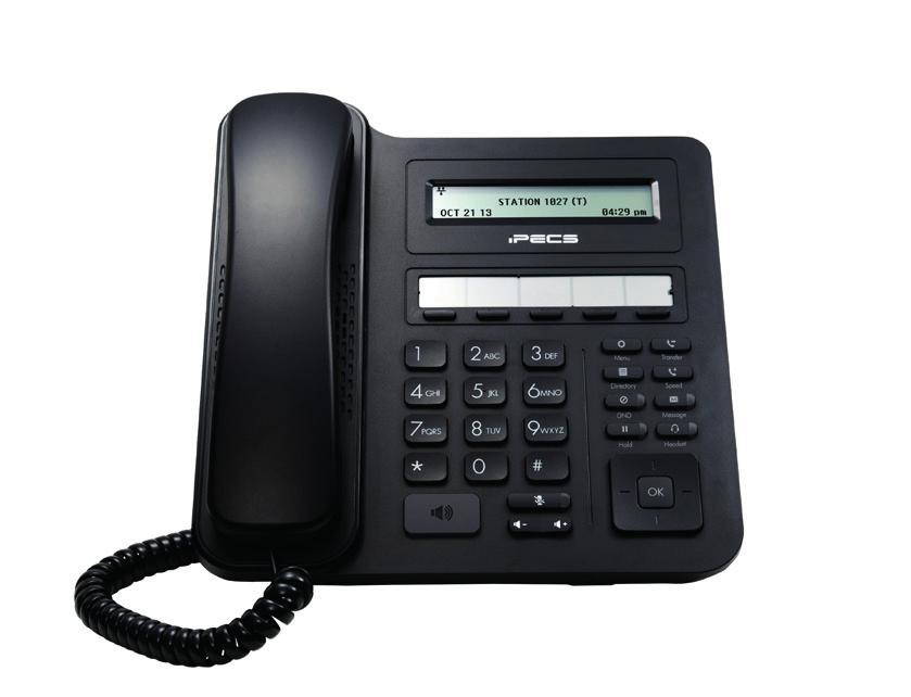 Terminals ipecs UCP supports an extensive range of terminals such as digital and IP phones, SIP phones, DECT, Mobile Client, and IP Conference Phone.