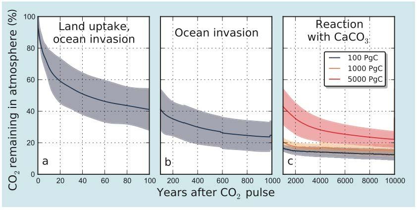 Never forget this : CO 2 remains in