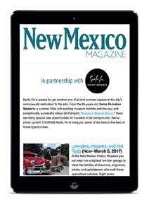 DIGITAL ADVERTORIAL PROGRAMS Deliver your advertising message directly to readers with style and integrity that matches nmmagazine.com and New Mexico Magazine editorial content.
