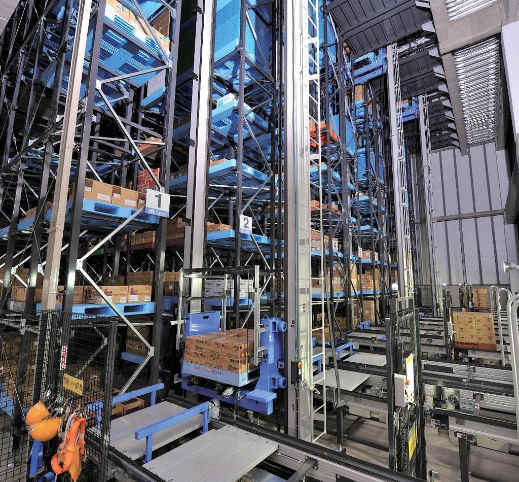 Unit Load ASRS (with shuttle forks) 4m - 35m high Can incorporate