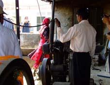 and mechanical operation in a village in