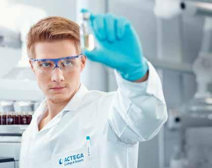 ACTEGA Focus on Packaging ACTEGA develops and produces specialty coatings, inks, adhesives and sealing compounds with a focus on the packaging and printing industry and synthetic compounds for the