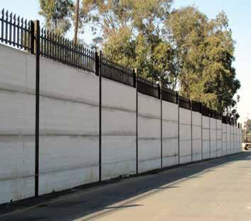Retaining walls Vertical Application Echo Prestress retaining walls are coonly used instead of in-situ walls.