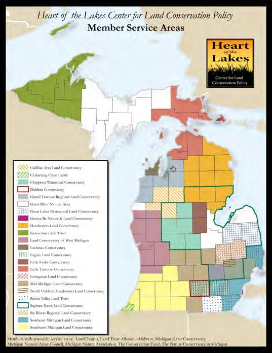 Michigan s Land Conservancies Land conservancies use a suite of tools to