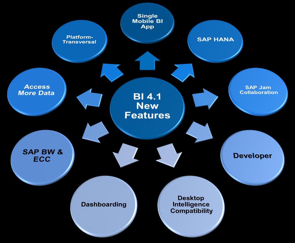 SAP BusinessObjects BI 4.1 New features by theme SUP 2.