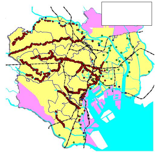 Background (SO events in Tokyo: about 30 times per year) ombined Sewer Overflow (SO) In rainfall events, untreated sewage is often discharged into receiving water with dilution by rainwater ombined